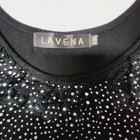 Sleeveless black Top or Blouse with sequins Sizes M / L / XL - New! - Picture 10 of 11